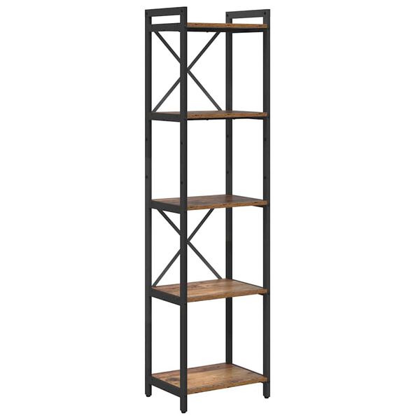 vidaXL Boekenkast Oud hout 40 x 30 x 155 cm Bewerkt hout