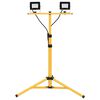 vidaXL Spotlight met statief LED 2x20 W koudwit