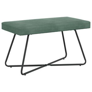 vidaXL Bank Zeegroen 80 x 40 x 45 cm fluweel