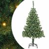 vidaXL Kerstboom met 300 LED met standaard Groen 180 cm PVC