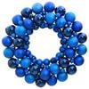 vidaXL Kerstkrans 45 cm polystyreen blauw