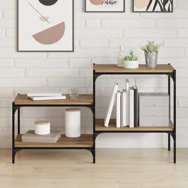 vidaXL Boekenplank Bord 4 pcs Bruin 60 x 40 x 1,5 cm Bewerkt hout