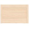 vidaXL Kastdeur met lamellen 39,5x59,4 cm massief grenenhout