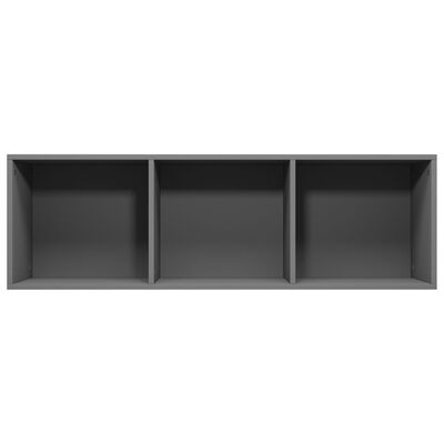 vidaXL Boekenkast/tv-meubel 36x30x114 cm bewerkt hout grijs