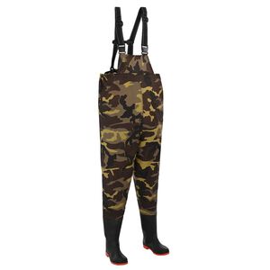 vidaXL Chest Waders met laarzen PVC gecoate polyester Afmeting 38