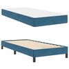 vidaXL Boxspringbed met matras Donkerblauw 80 x 200 cm Stof