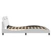 vidaXL Bedframe "Viana" zonder matras kunstleer wit 180x200 cm