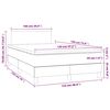 vidaXL Boxspring met matras fluweel donkergroen 120x190 cm