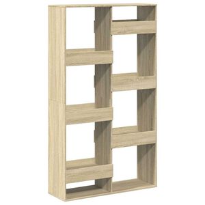 vidaXL Boekenkast 100x33x175 cm bewerkt hout sonoma eikenkleurig