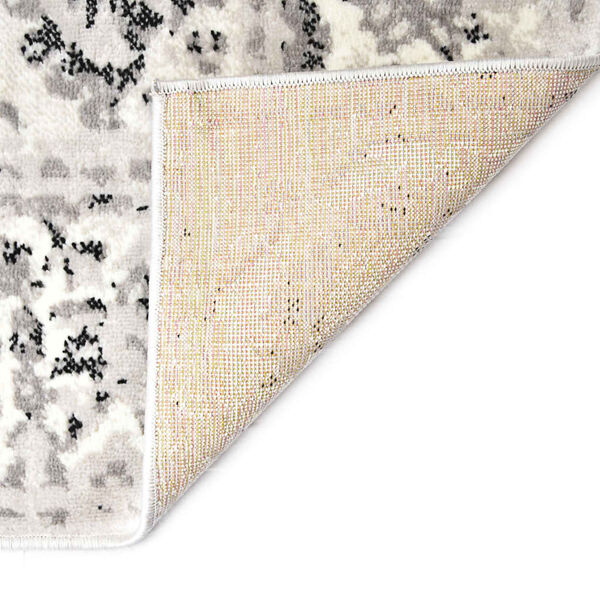 vidaXL Vloerkleed 160x230 cm PP grijs en zwart