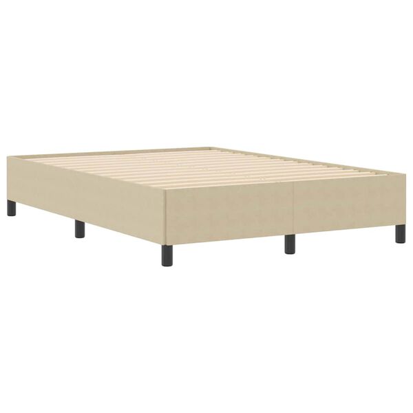 vidaXL Boxspringbed Grijs groen 140 x 190 cm Fluweel