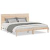 vidaXL Bedframe extra lang zonder matras massief hout 180x210 cm