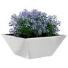 vidaXL Tuin Bloempot 5 pcs Zilver 35 x 35 x 15 cm Gegalvaniseerd staal