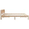 vidaXL Bedframe met hoofdeinde Bruin 180 x 200 cm Massief grenenhout