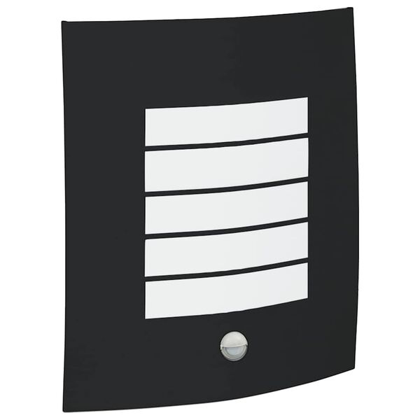 vidaXL Buiten Wandlamp Zwart 23.5 x 9 x 26 cm