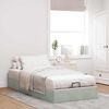 vidaXL Bedframe zonder matras 80x200 cm fluweel lichtgrijs