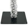 vidaXL Kerstboom met 300 LED met standaard Wit 180 cm PE en staal