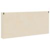 vidaXL Muurdisplaykast met plank Beige 80 x 8,5 x 36 cm Bewerkt hout