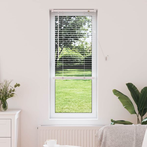 vidaXL Venetiaanse Blind Verstelbaar Wit 150 x 40 cm PVC