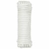 vidaXL Boottouw 9 m 1.6 Wit Polyester