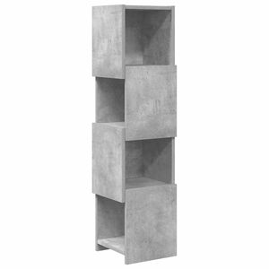 vidaXL Hoekkast Beton Grijs 25,5x25x102cm Bewerkt hout