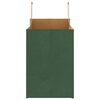 vidaXL Papieren zakken 50 st met hengsels 32x17x25 cm groen