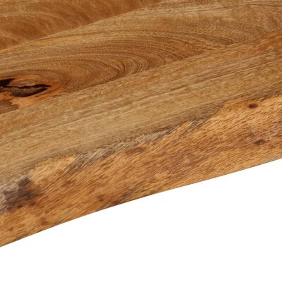 vidaXL Tafelblad met natuurlijke rand 60x40x3,8 cm massief mangohout