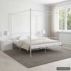 vidaXL Hemelbedframe metaal wit 180x200 cm