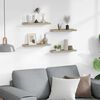 vidaXL Wandschappen 4 st 40x9x3 cm sonoma eikenkleurig