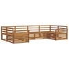 vidaXL Sofa-Sets 6 pcs Naturel Massief Acaciahout