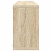 vidaXL Wandschap kubus 6 st 80x15x26,5cm bewerkt hout wit sonoma eiken