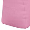 vidaXL Rugkussen Roze 45 x 24 x 50 cm Stof