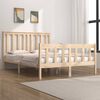 vidaXL Bedframe massief grenenhout 135x190 cm