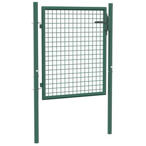 vidaXL Hekpoort staal 100x75 cm groen
