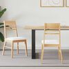 vidaXL Eettafelstoelen 2 pcs Naturel 43 x 54 x 89 cm