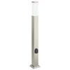 vidaXL Bolderarmatuur met stopcontact 80 cm RVS IP44