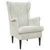 vidaXL Fauteuil Cr&egrave;mekleurig Fluweel