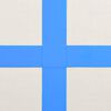 vidaXL Gymnastiekmat met pomp opblaasbaar 200x200x20 cm PVC blauw