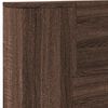 vidaXL Hoofdbord Bruin Eiken 140 x 16,5 x 103,5 cm Bewerkt hout