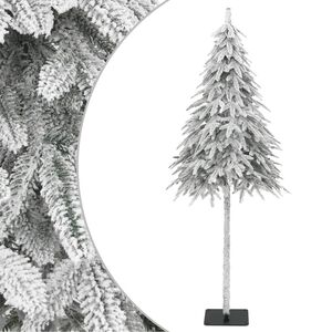 vidaXL Kunstkerstboom met sneeuw 210 cm