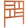 vidaXL Bed Hoofdbord Wasbruin 105,5 x 4 x 104 cm Massief grenenhout