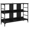 vidaXL Dressoir Zwart Eiken 102 x 32 x 73,5 cm
