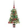 vidaXL Kerstboom met 150 LED met standaard Groen 65 cm PE