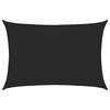 vidaXL Zonnezeil 160 g/m&sup2; 4x6 m HDPE zwart