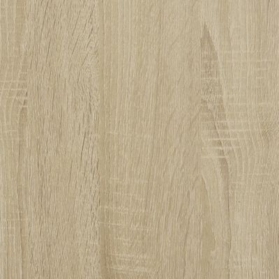 vidaXL Dressoir 100x35x75 cm bewerkt hout sonoma eikenkleurig