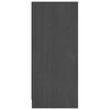 vidaXL Dressoir 70x33x76 cm massief grenenhout grijs