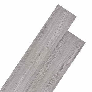 vidaXL Vloerplanken Donkergrijs 5,26 m&sup2; 18 st PVC