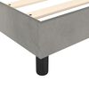 vidaXL Boxspring bed 80x200 cm fluweel lichtgrijs
