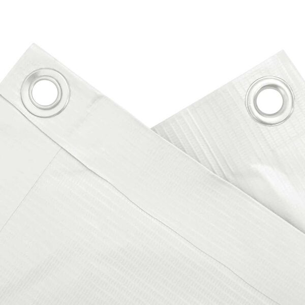 vidaXL Balkonscherm 700x75 cm PVC wit