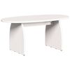 vidaXL Salontafel Wit 80 x 40 x 35 cm Massief grenenhout